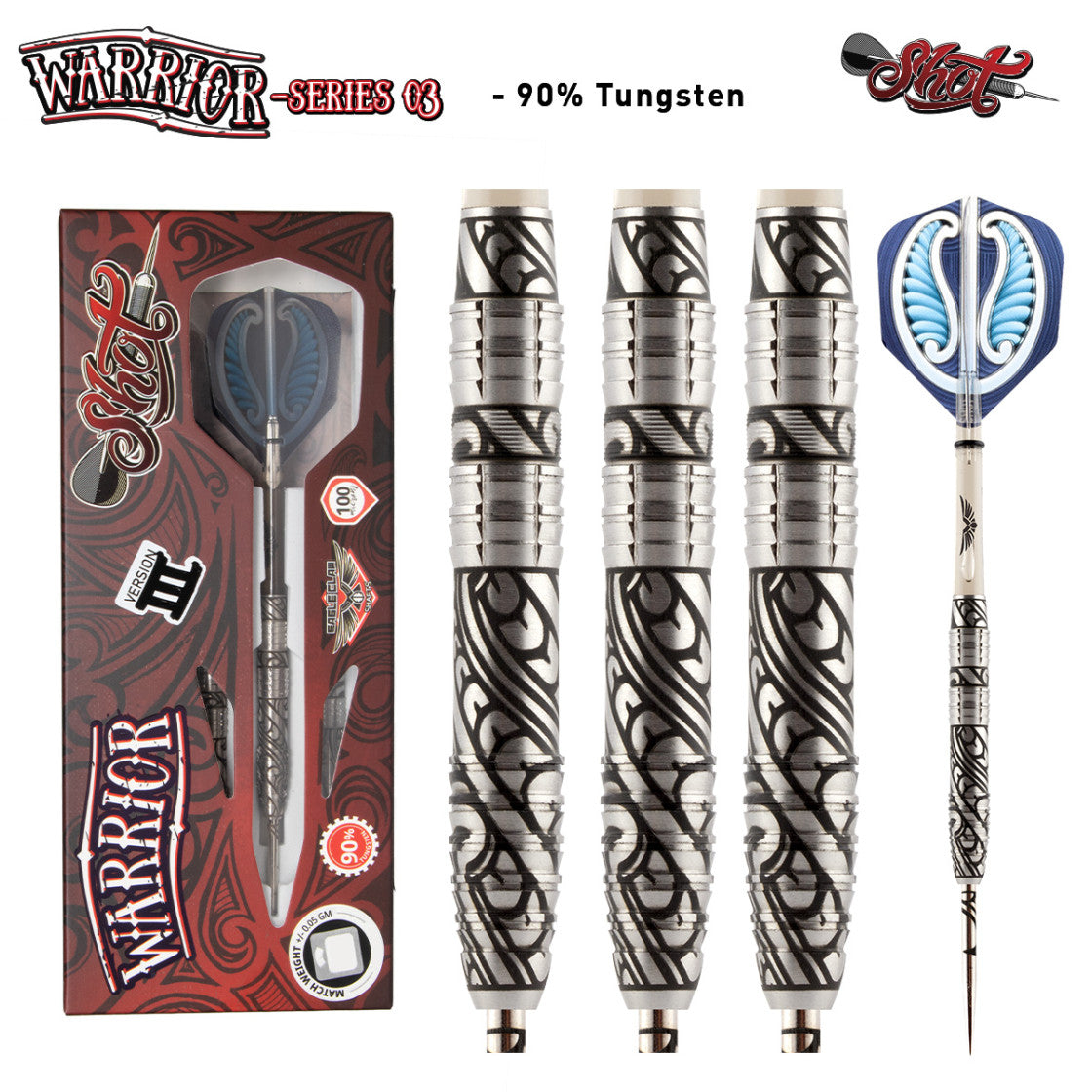 Shot WARRIOR 3 SERIES Steeldart 22g