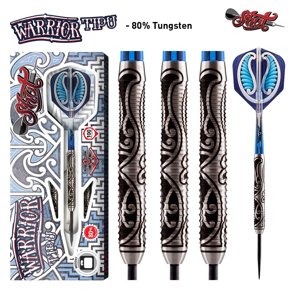Shot Warrior Tipu 80% Steeldart 21g