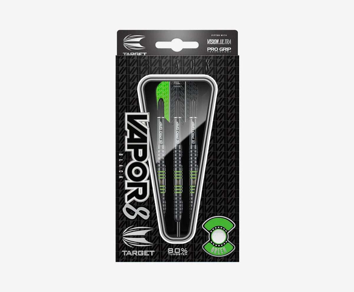 Target Steel-Dart Vapor8 Black - Green in 21g und 23g (2018)