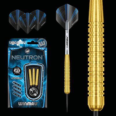 Winmau Steel-Dart Neutron Brass in 21g, 22g, 23g, 24g, 25g