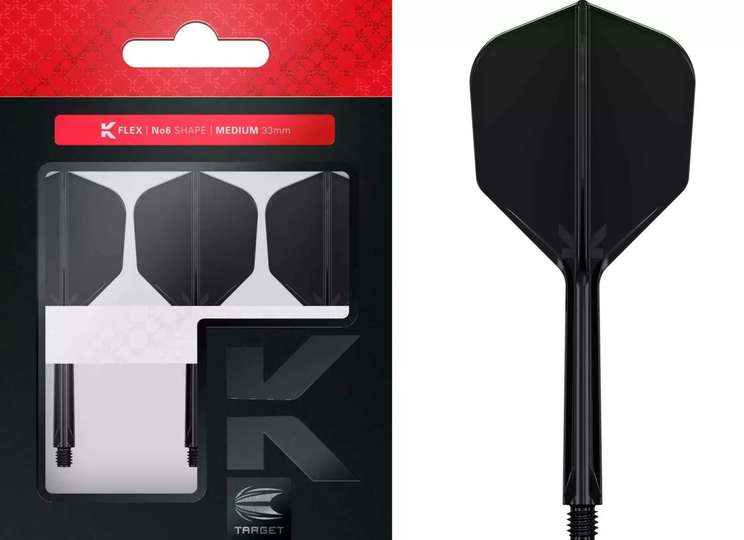 Target K-Flex Flight/Shaft-System Black No6 Medium