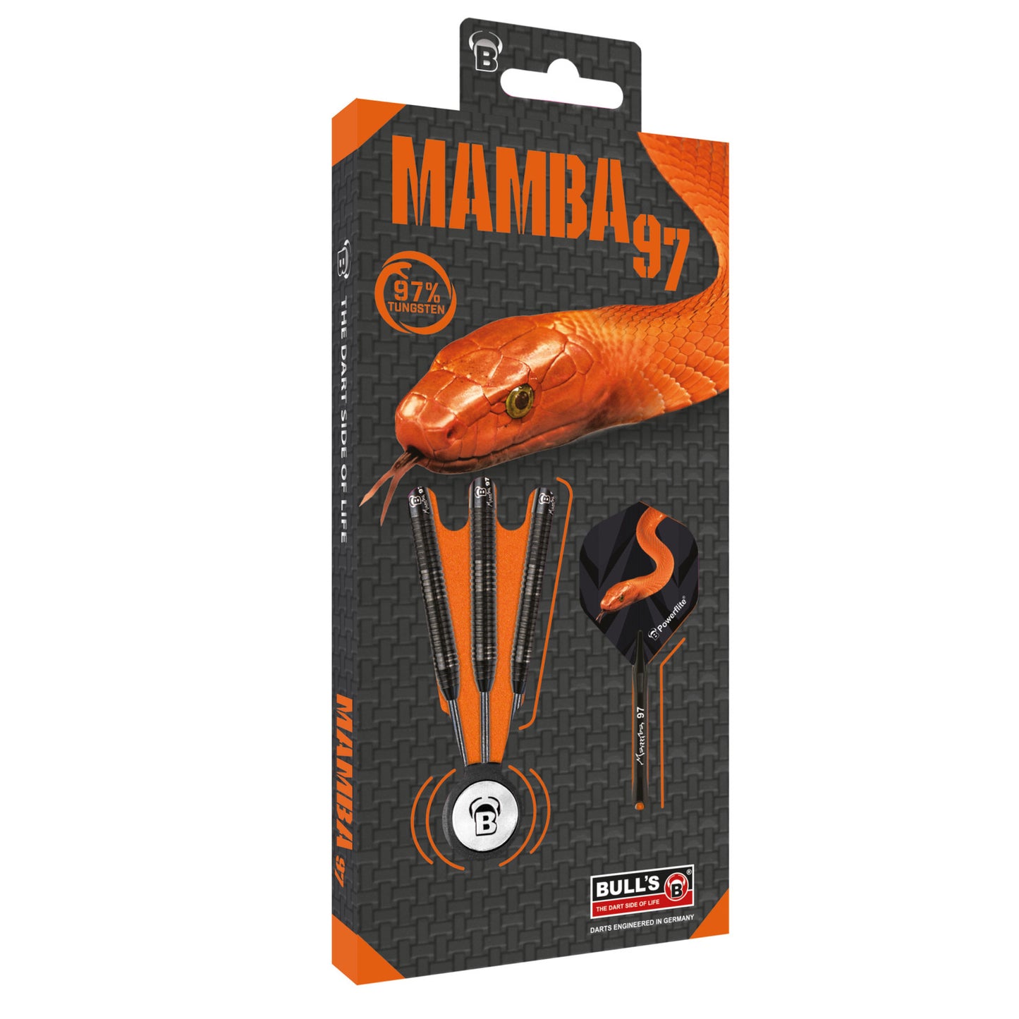 BullsDE Steel-Dart Mamba 97% Tungsten M5 in 22g, 24g, 26g