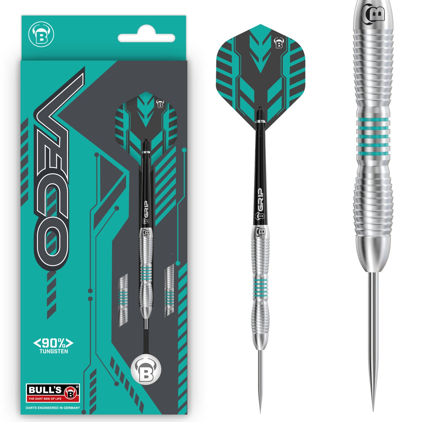 BullsDE Steel-Dart Veco V1 90% Tungsten in 21g, 23g, 25g