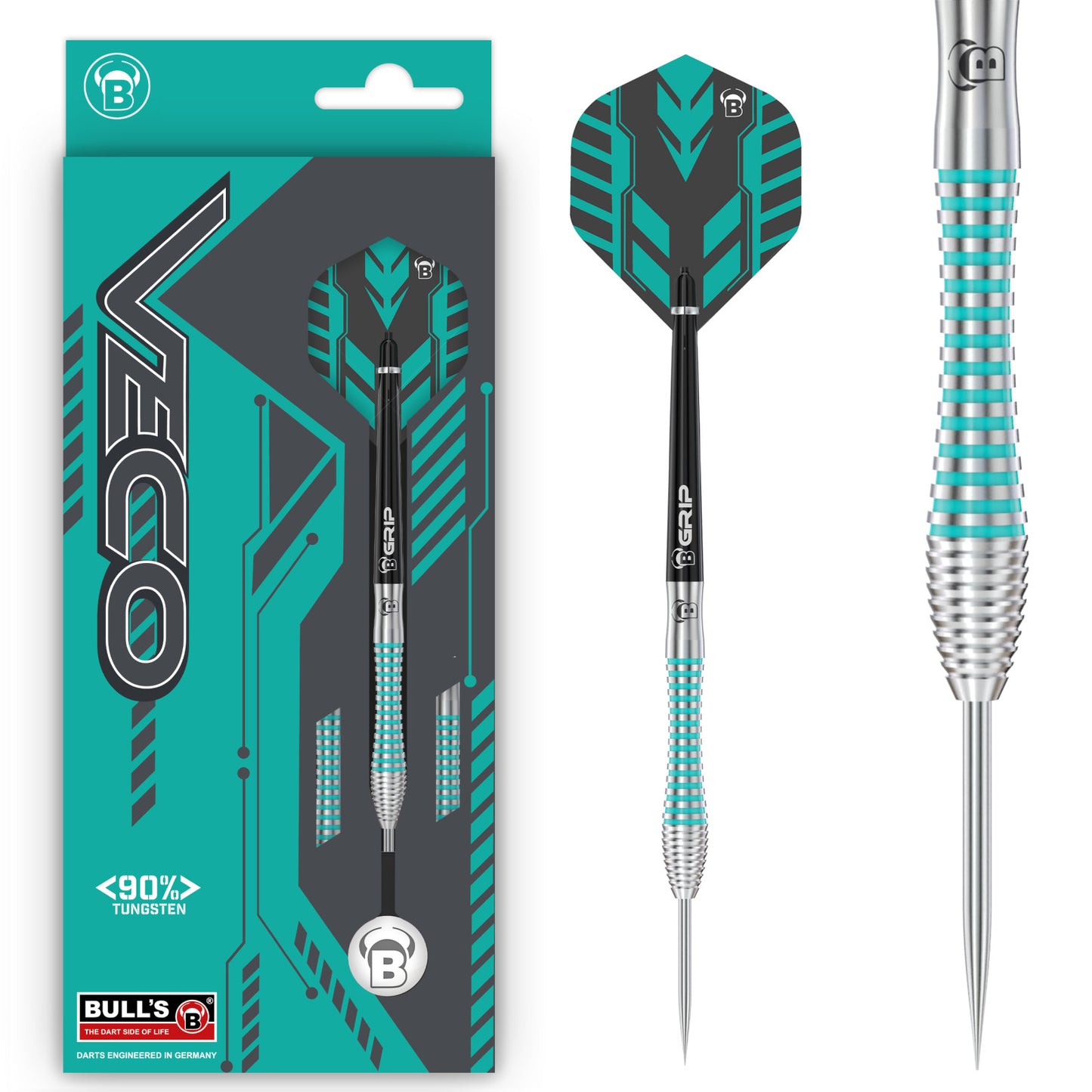 BullsDE Steel-Dart Veco V2 90% Tungsten in 21g, 23g, 25g