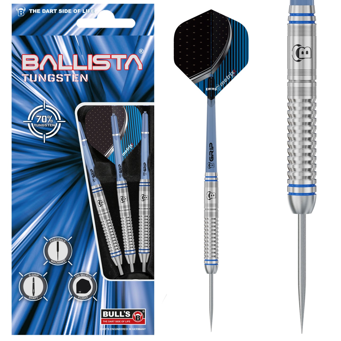 BullsDE Steel-Dart Ballista B1 70% Tungsten in 21g, 23g, 25g