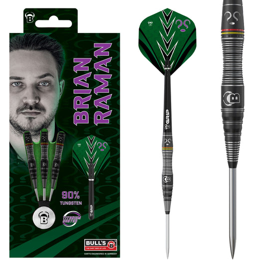 BullsDE Steel-Dart Brian Raman 90% Tungsten in 22g, 24g, 26g