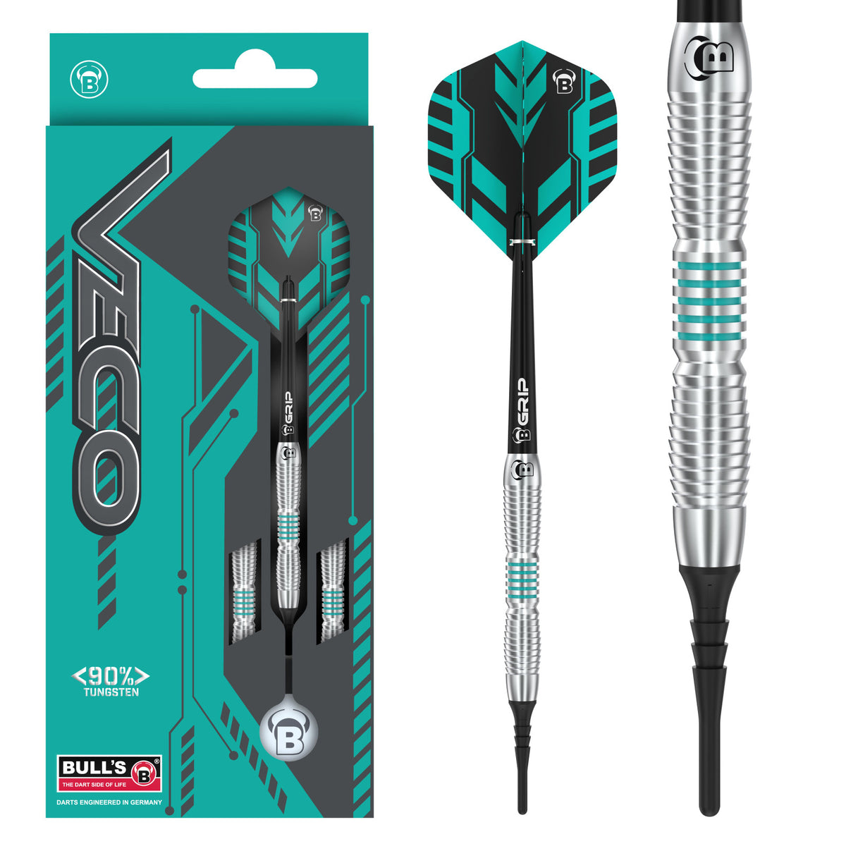 BullsDE Soft-Dart Veco 1 90% Tungsten in 18g und 20g