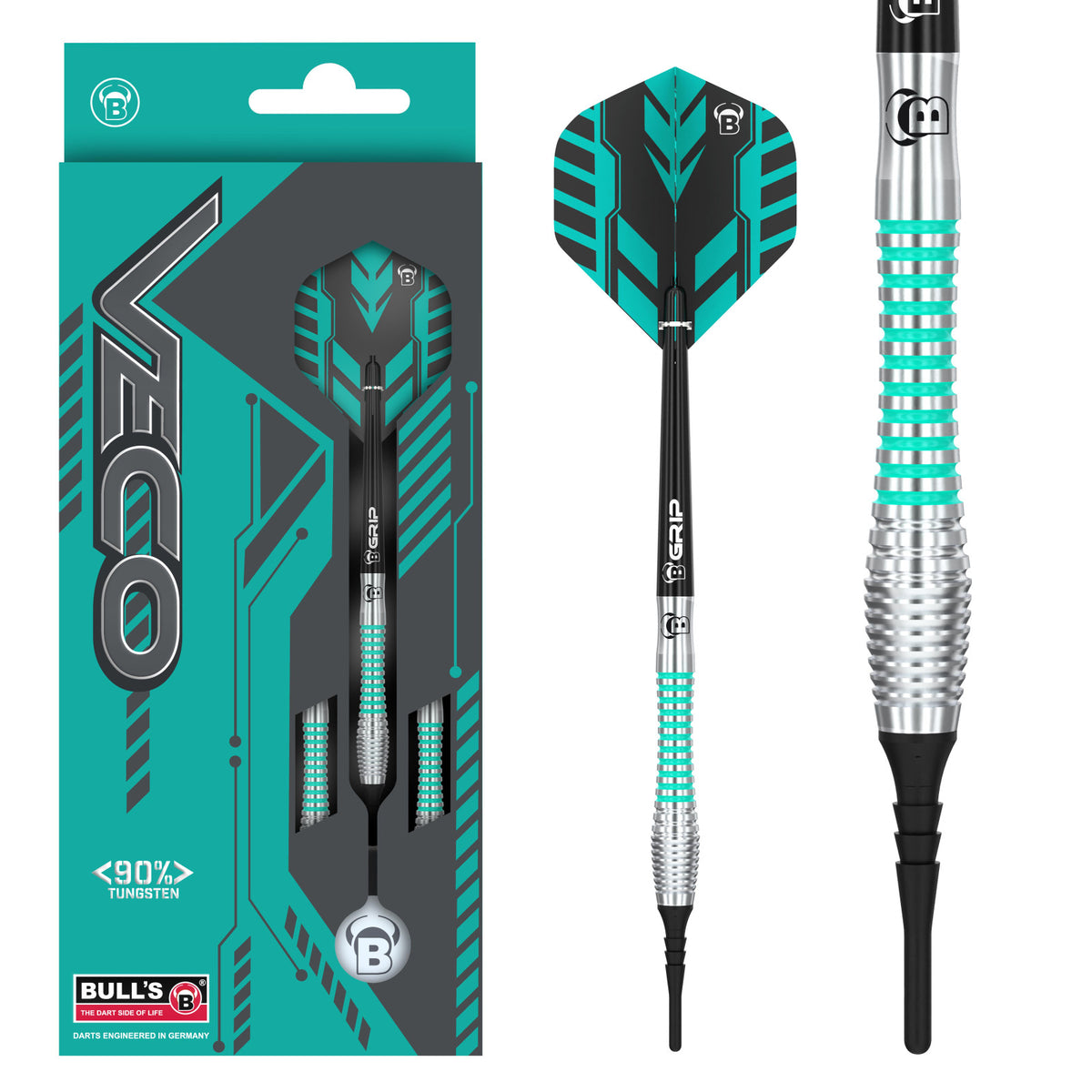 BullsDE Soft-Dart Veco 2 90% Tungsten in 18g und 20g