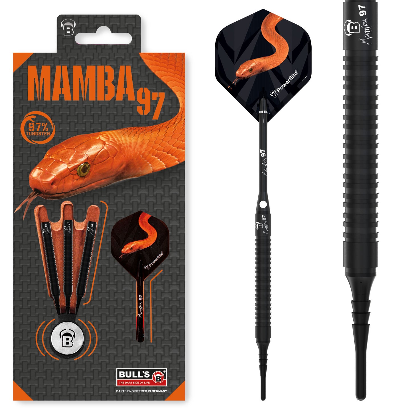 BullsDE Soft-Dart Mamba-97 M2 in 16g, 18g, 20g