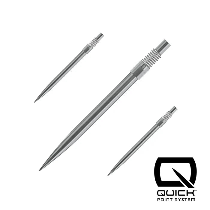 HARROWS Spitzen/Points Quick Silver/Black in 30mm, 35mm, 40mm