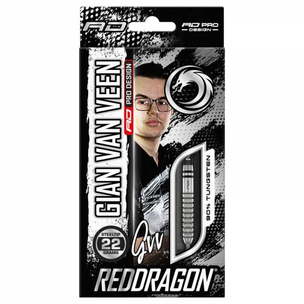 Reddragon Steel-Dart Gian Van Veen Diamond 90% Tungsten in 22g