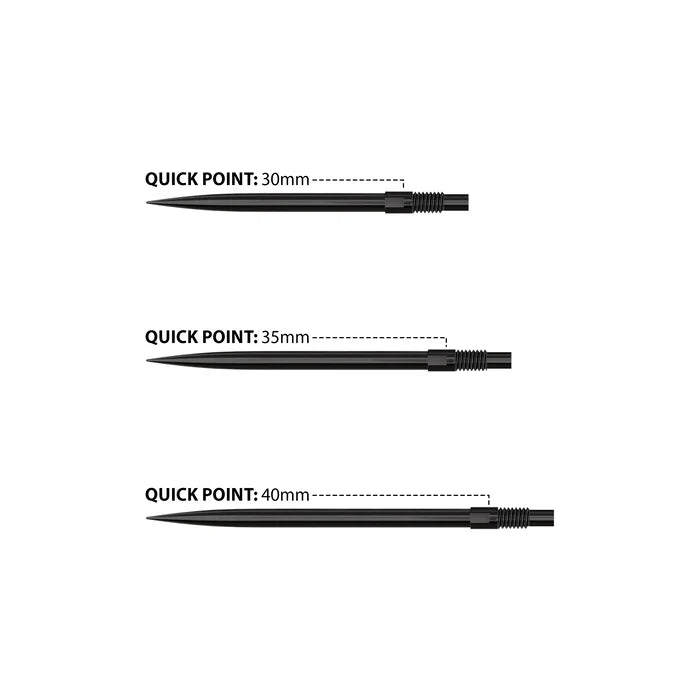 HARROWS Spitzen/Points Quick Silver/Black in 30mm, 35mm, 40mm