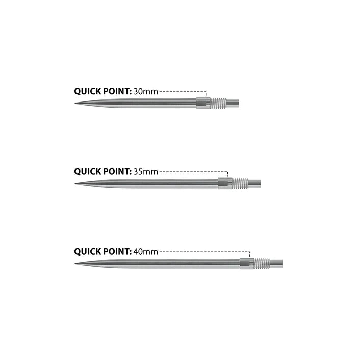 HARROWS Spitzen/Points Quick Silver/Black in 30mm, 35mm, 40mm