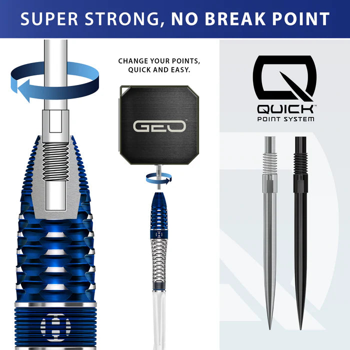 HARROWS Steel-Dart Geo Bomb 90% Tungsten in 23g und 25g