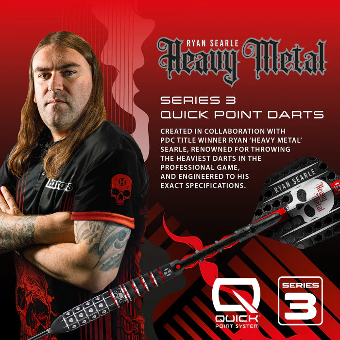 HARROWS Steel-Dart Ryan Searle Series 3 90% Tungsten in 22g, 23g, 24g, 26g, 30g, 32g