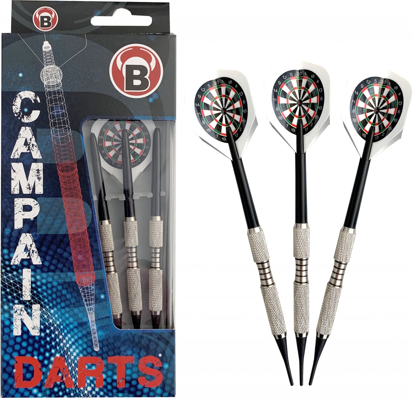 BullsDE CAMPAIN I Soft-Dart | 15 Gramm in Black (Abverkauf)