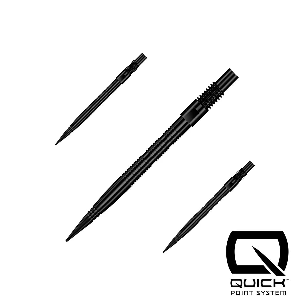 HARROWS Spitzen/Points Micro Grip Quick Point Black in 26mm, 30mm, 35mm, 40mm