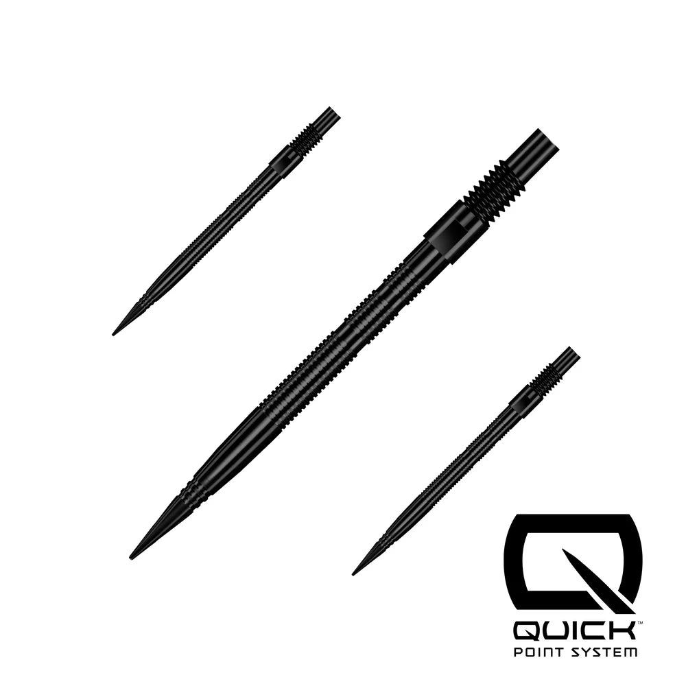HARROWS Spitzen/Points Micro Grip Quick Point Black in 26mm, 30mm, 35mm, 40mm