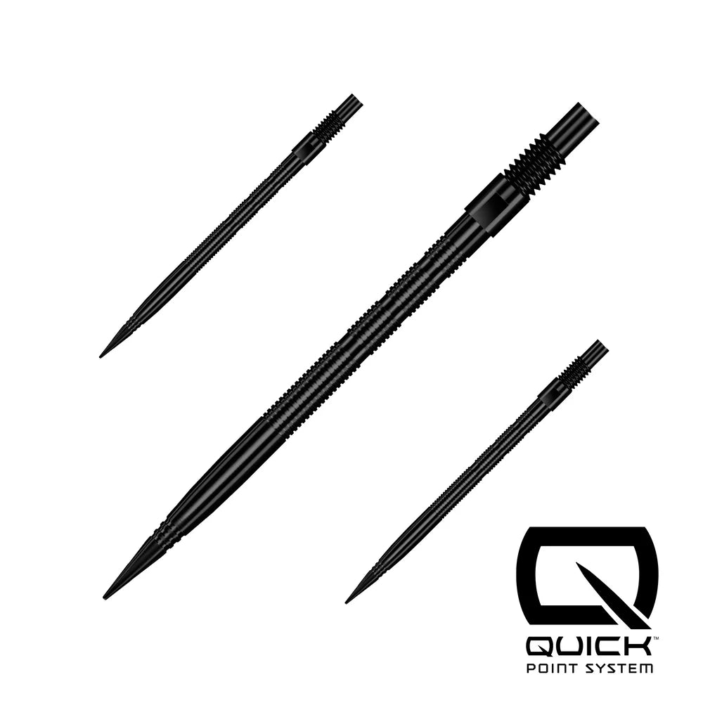 HARROWS Spitzen/Points Micro Grip Quick Point Black in 26mm, 30mm, 35mm, 40mm