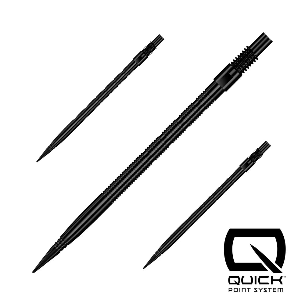 HARROWS Spitzen/Points Micro Grip Quick Point Black in 26mm, 30mm, 35mm, 40mm