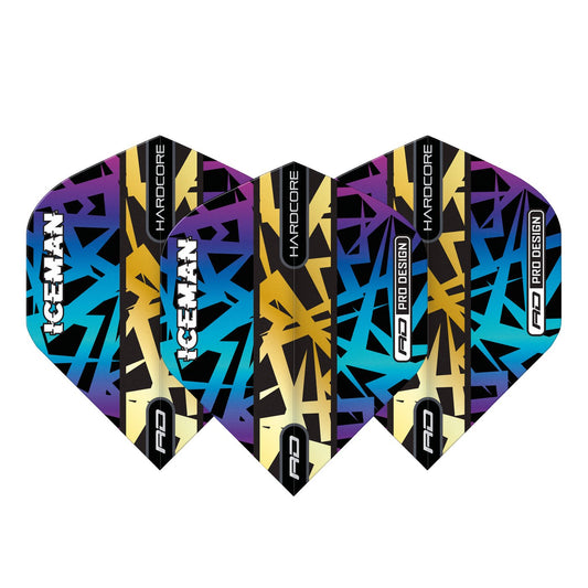 Reddragon Flights Gerwyn Price Hardcore Premium Rainbow & Gold