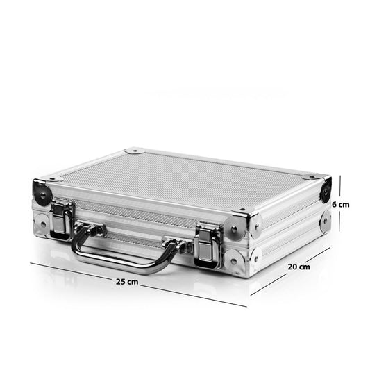 Karella Alukoffer Dartskoffer PAK Luxus, Farbe Silber/Aluminium (Zubehör/Darttasche)