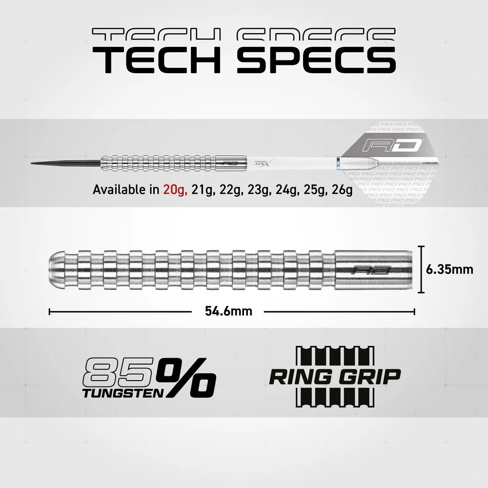 Reddragon Steel-Dart Javelin 85% Tungsten in 20g, 22g, 24g