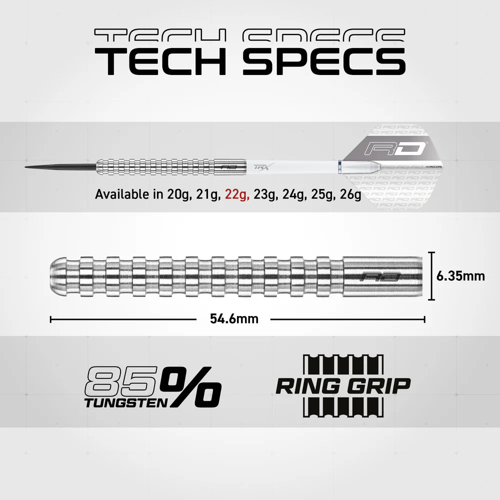Reddragon Steel-Dart Javelin 85% Tungsten in 20g, 22g, 24g