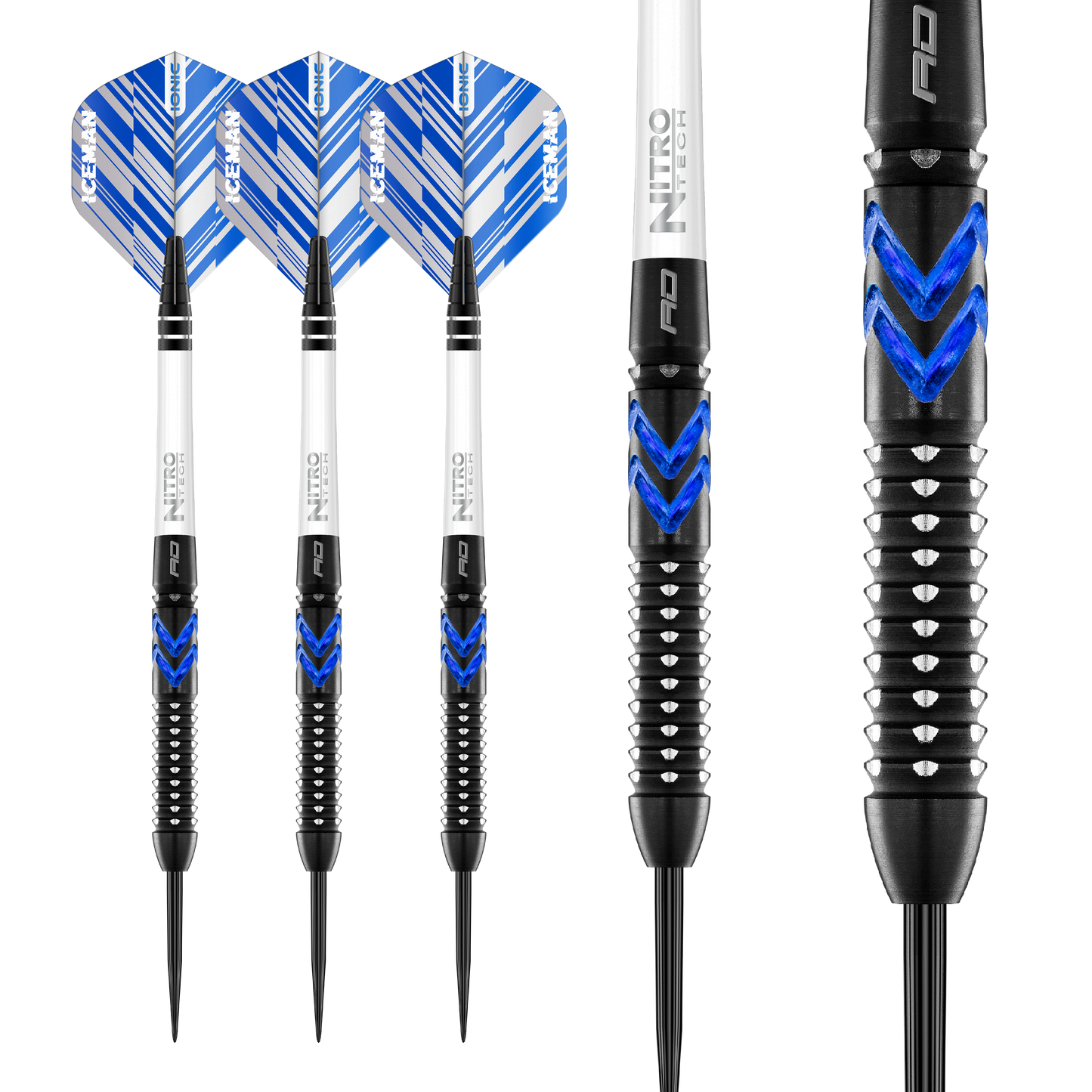 Reddragon Steel-Dart Gerwyn Price Blue Ice SE 90% Tungsten in 22g, 24g, 26g