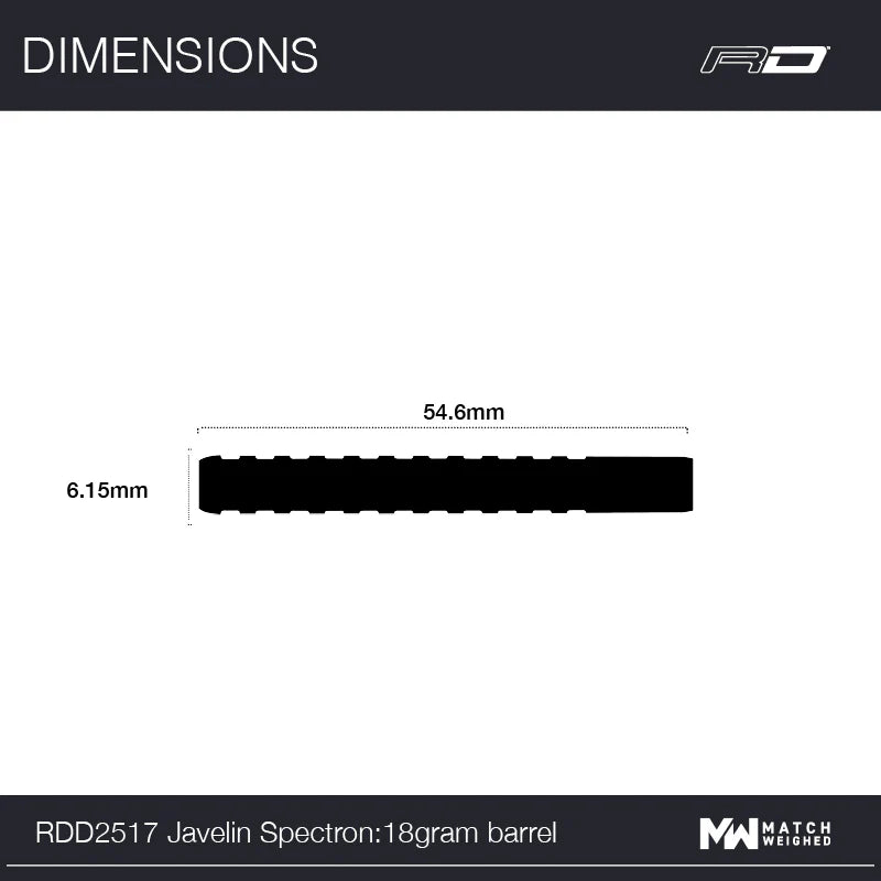 Reddragon Soft-Dart Javelin Spectron 85% Tungsten in 20g