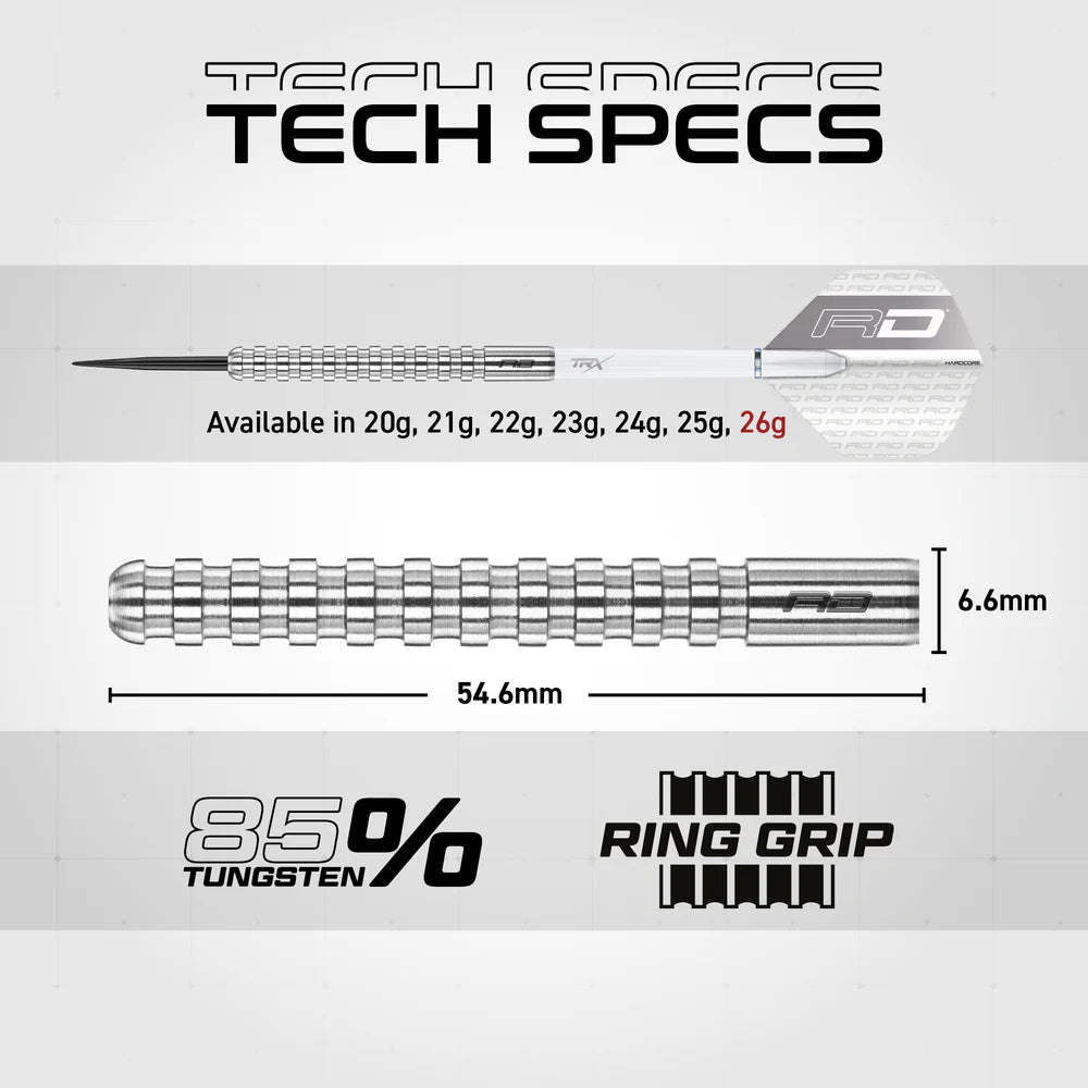 Reddragon Steel-Dart Javelin 85% Tungsten in 20g, 22g, 24g
