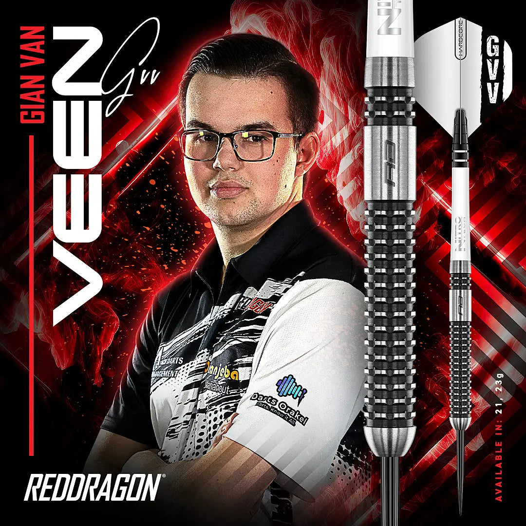 Reddragon Steel-Dart Gian Van Veen Axis SE 90% Tungsten in 21g und 23g