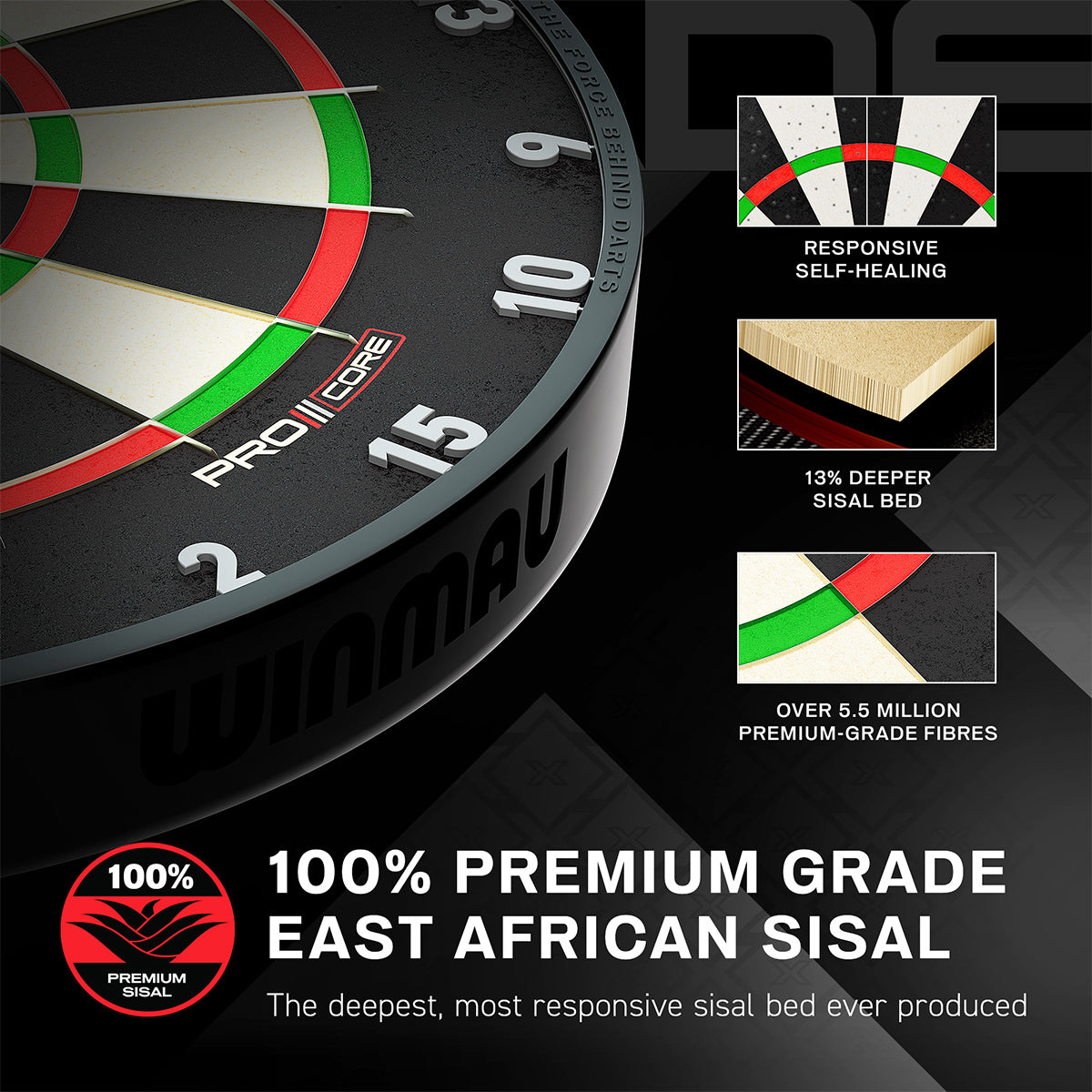 Winmau Dart-Board Blade X (Offizielles Dart-Board der PDC)