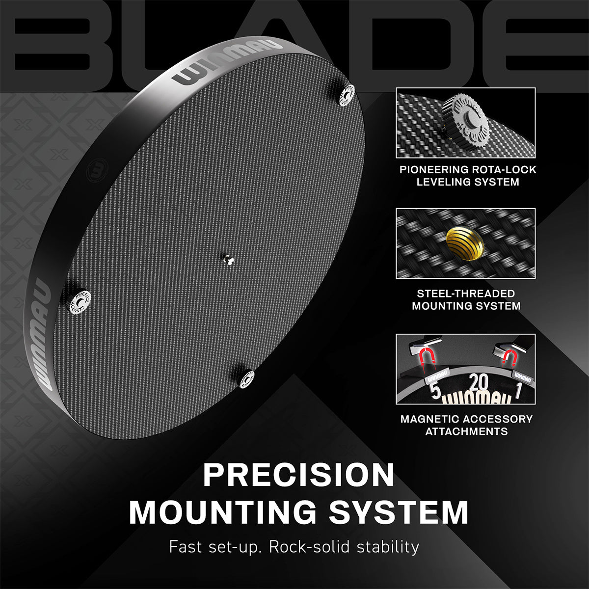 Winmau Dart-Board Blade X (Offizielles Dart-Board der PDC)