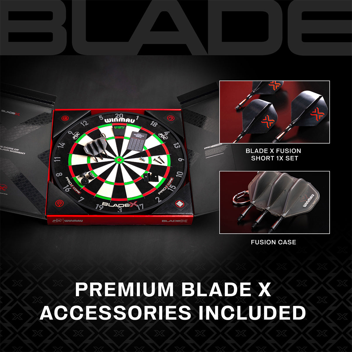 Winmau Dart-Board Blade X (Offizielles Dart-Board der PDC)