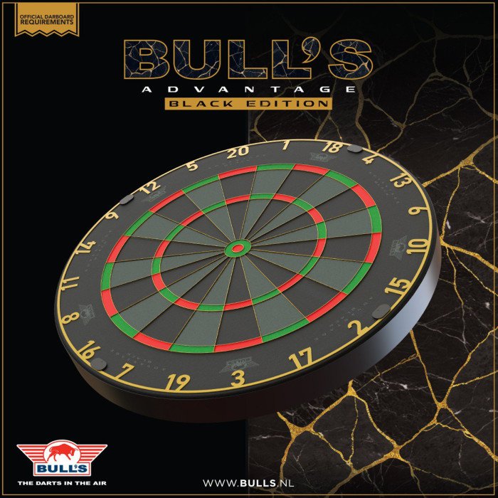 BullsNL Dartboard Advantage Black Professional