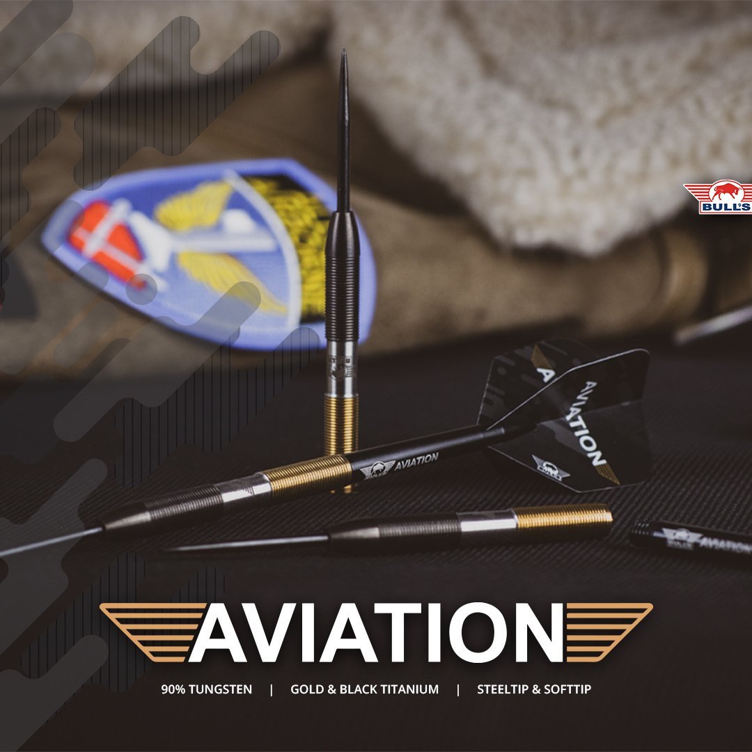 BullsNL Steel-Dart Aviation 90% Tungsten in 22g, 23g, 24g