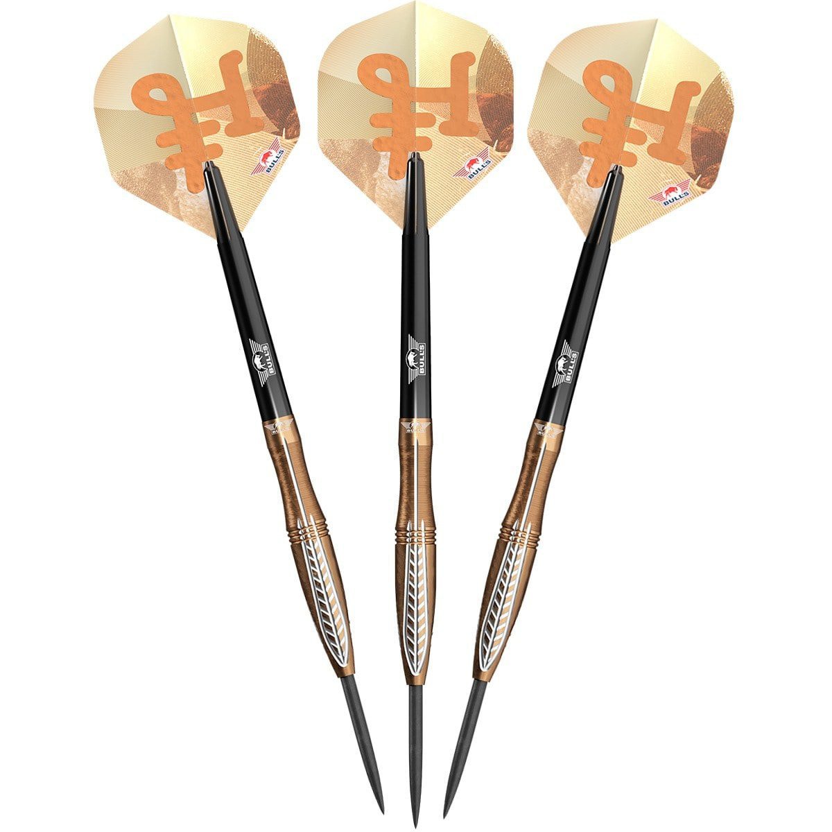 BullsNL Steel-Dart Bronzo Flux 90% Tungsten in 23g, 24g, 25g