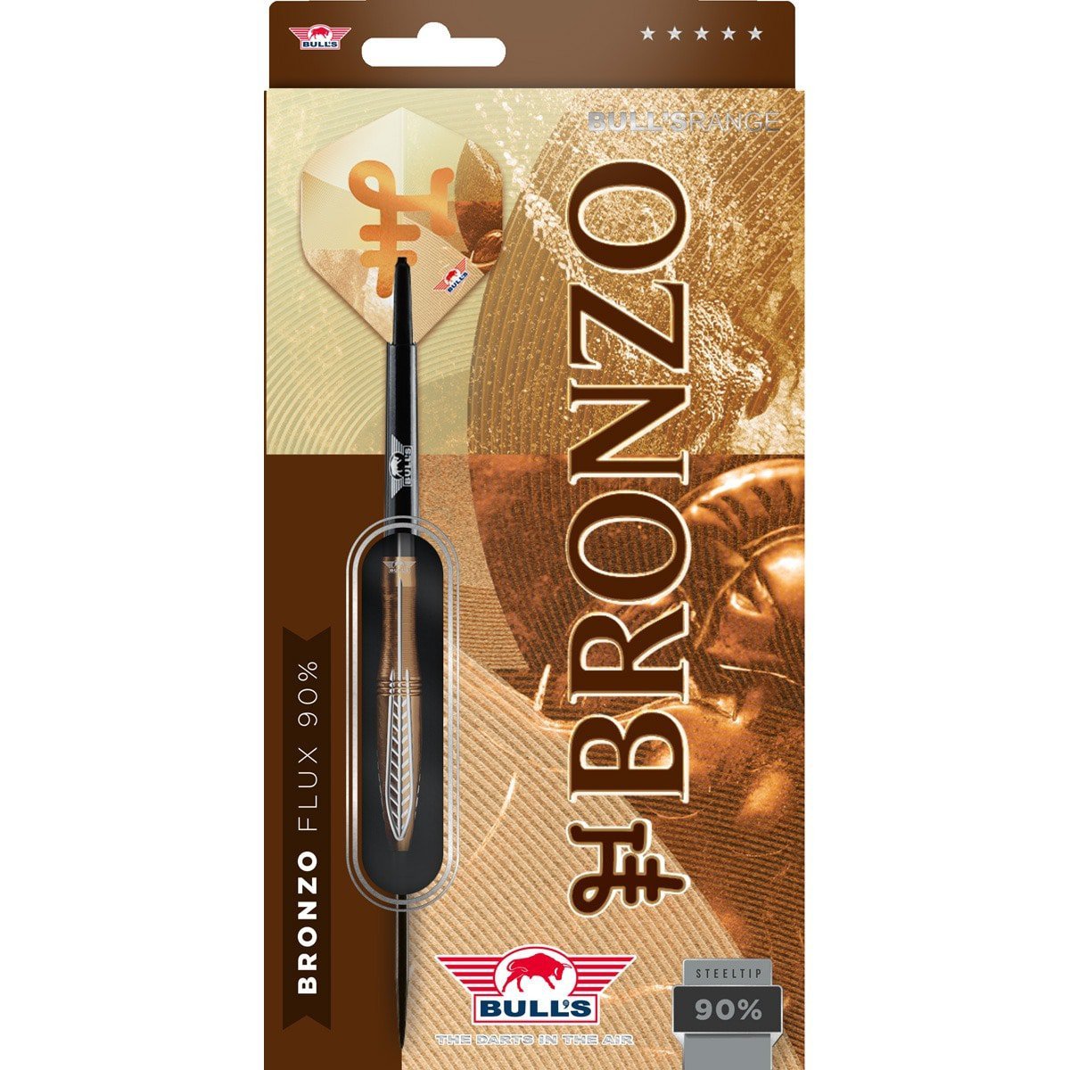 BullsNL Steel-Dart Bronzo Flux 90% Tungsten in 23g, 24g, 25g