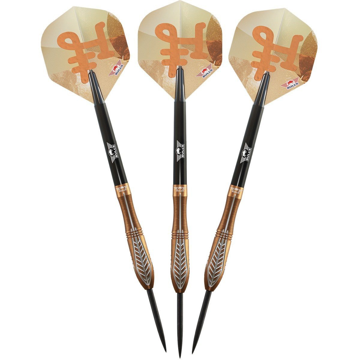 BullsNL Steel-Dart Bronzo Nova 90% Tungsten in 22g, 24g