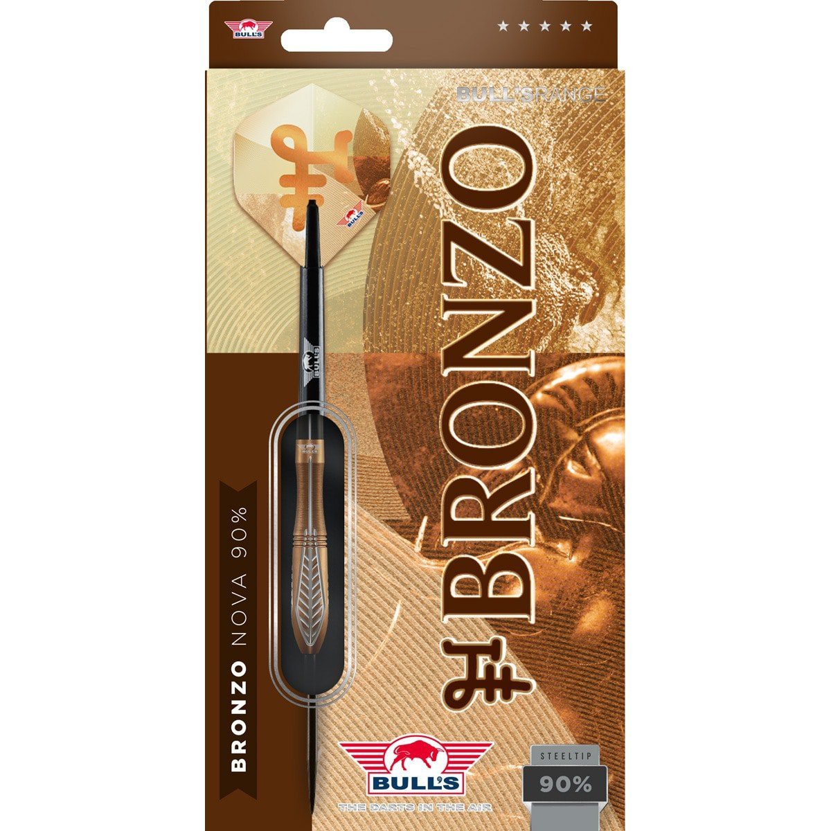 BullsNL Steel-Dart Bronzo Nova 90% Tungsten in 22g, 24g
