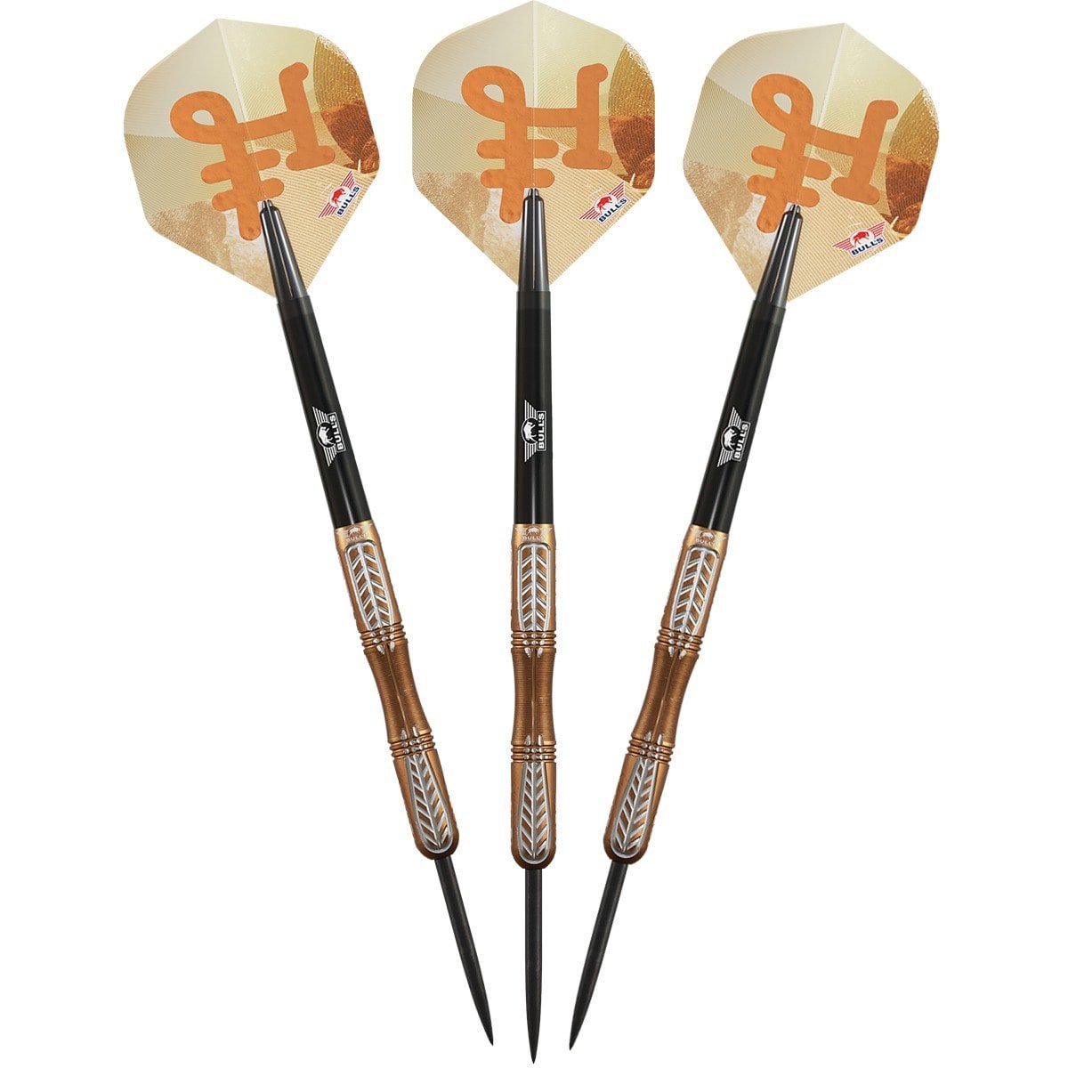 BullsNL Steel-Dart Bronzo True 90% Tungsten in 23g, 25g