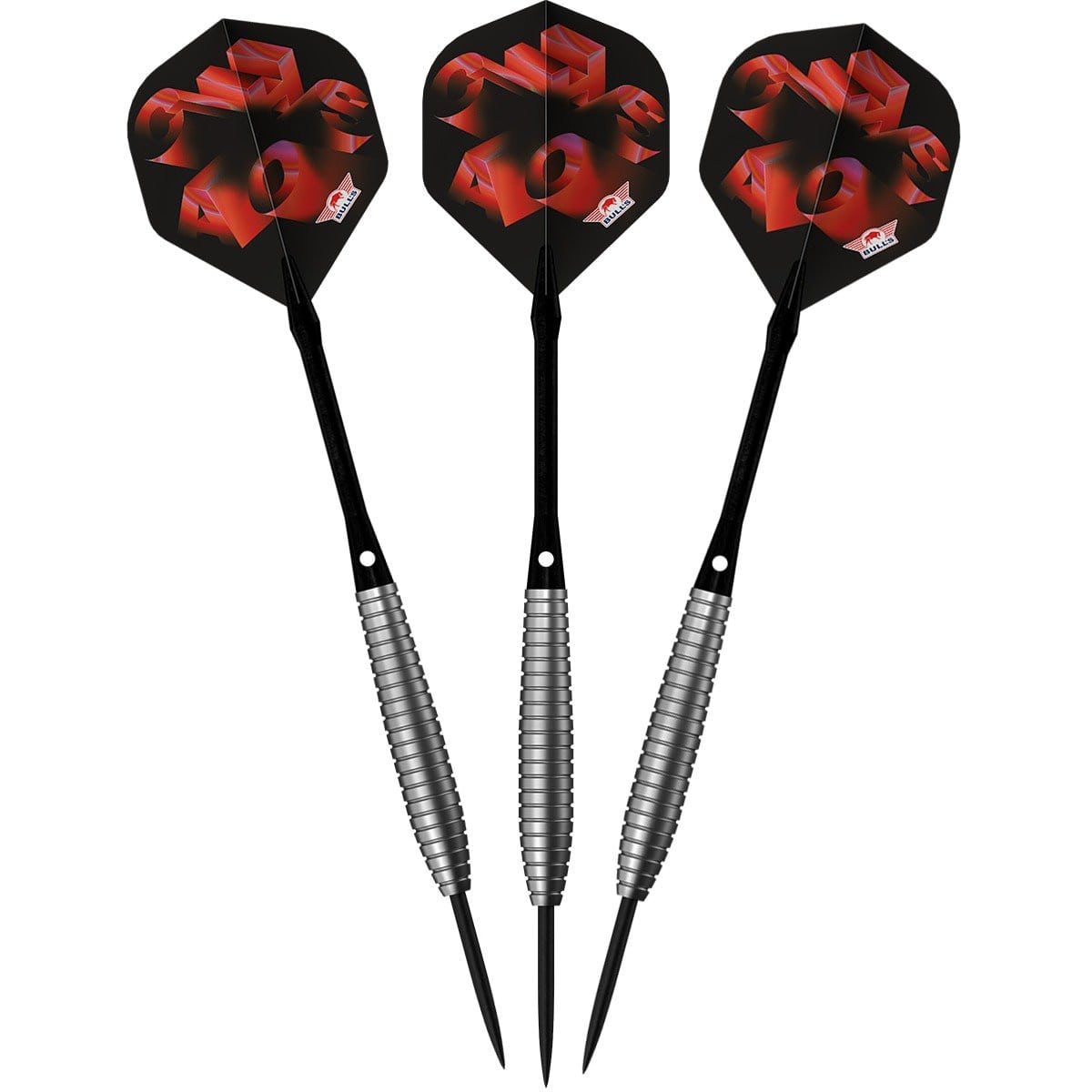 BullsNL Steel-Dart Chaos 90% Tungsten Red 22g, 24g, 26g