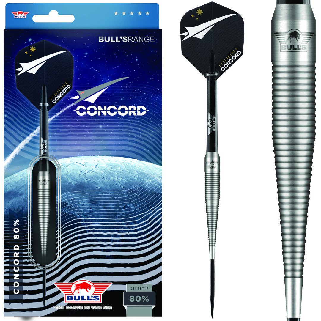 BullsNL Steel-Dart Concord 80% Tungsten in 21g, 23g, 25g
