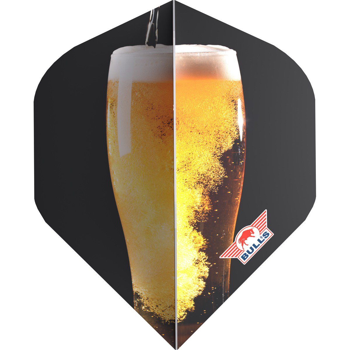 BullsNL Flight Design 100 Beer Glass No.2 (1 Set = 3 Stück, 100 Micron)
