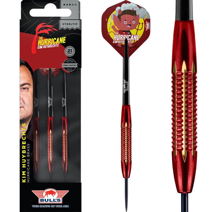 BullsNL Steel-Dart Hurricane SC Brass Kim Huybrechts in 21g