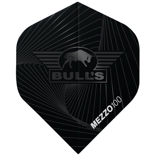BullsNL Mezzo 100 No.2 Flights | 5-Pack Black