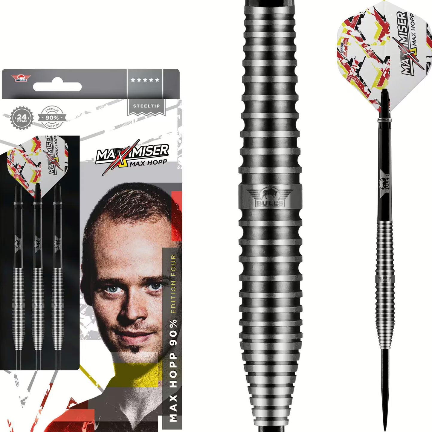 BullNL Max Hopp 90% Edition 4 Steeldarts 24g