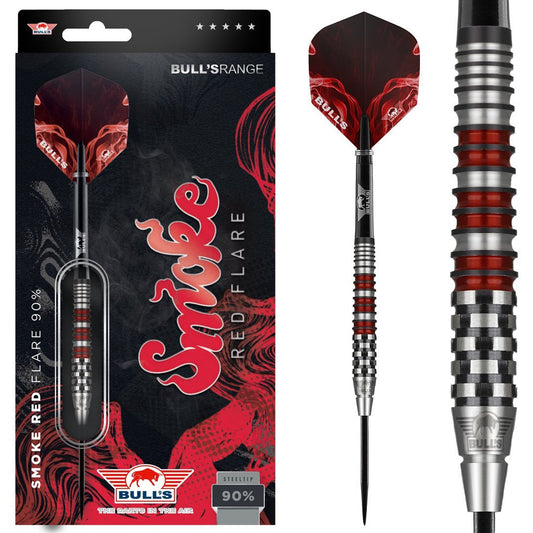 BullsNL Steel-Dart Smoke 90% Tungsten Red Flare in 23g und 24g