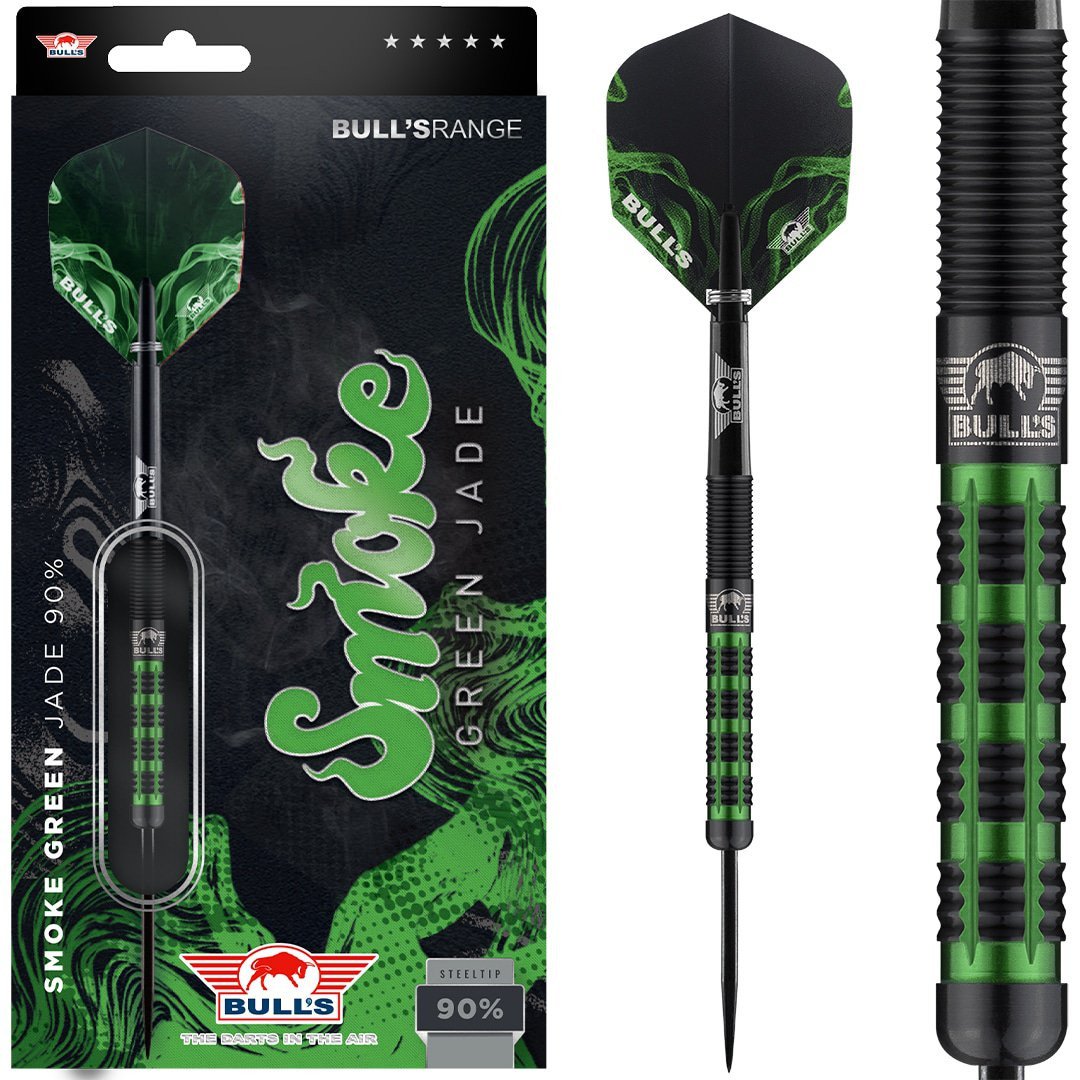 BullsNL Steel-Dart Smoke Green Jade 90% Tungsten in 23g und 25g